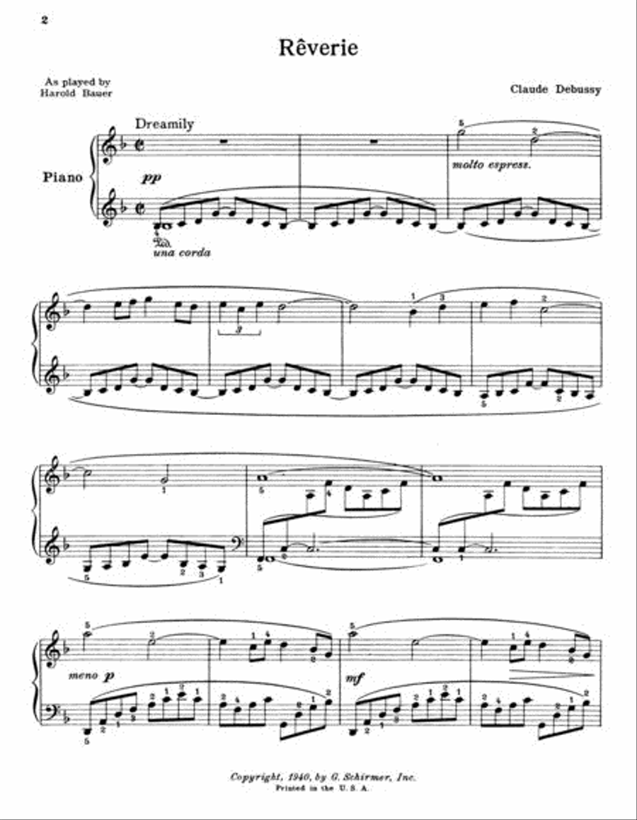Reverie Piano Solo scores gallery preview page 2