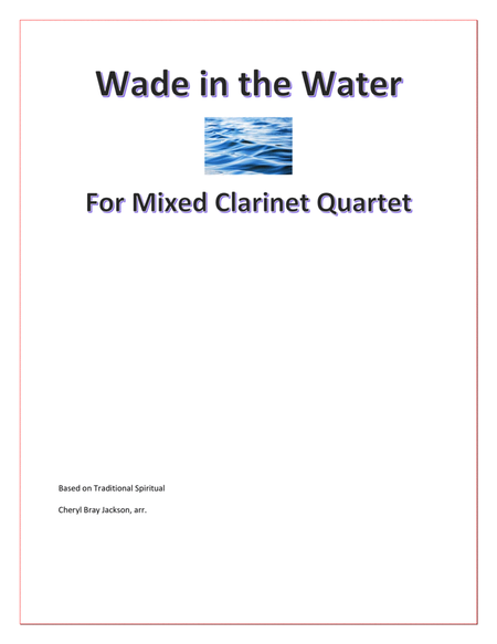 Wade in the Water for Clarinet Quartet image number null