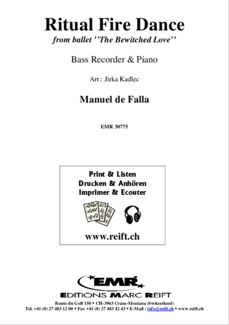 Ritual Fire Dance Bass Recorder scores gallery preview page 2
