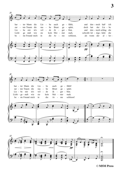 Schubert-Jägers Liebeslied,Op.96 No.2,in C Major,for Voice&Piano image number null