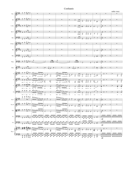 Confutatis (from "Requiem Mass" - Full Score) image number null