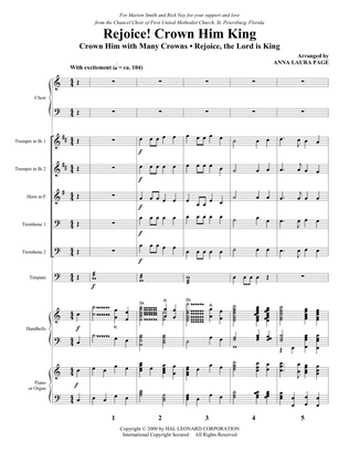 Book cover for Rejoice! Crown Him King - Full Score