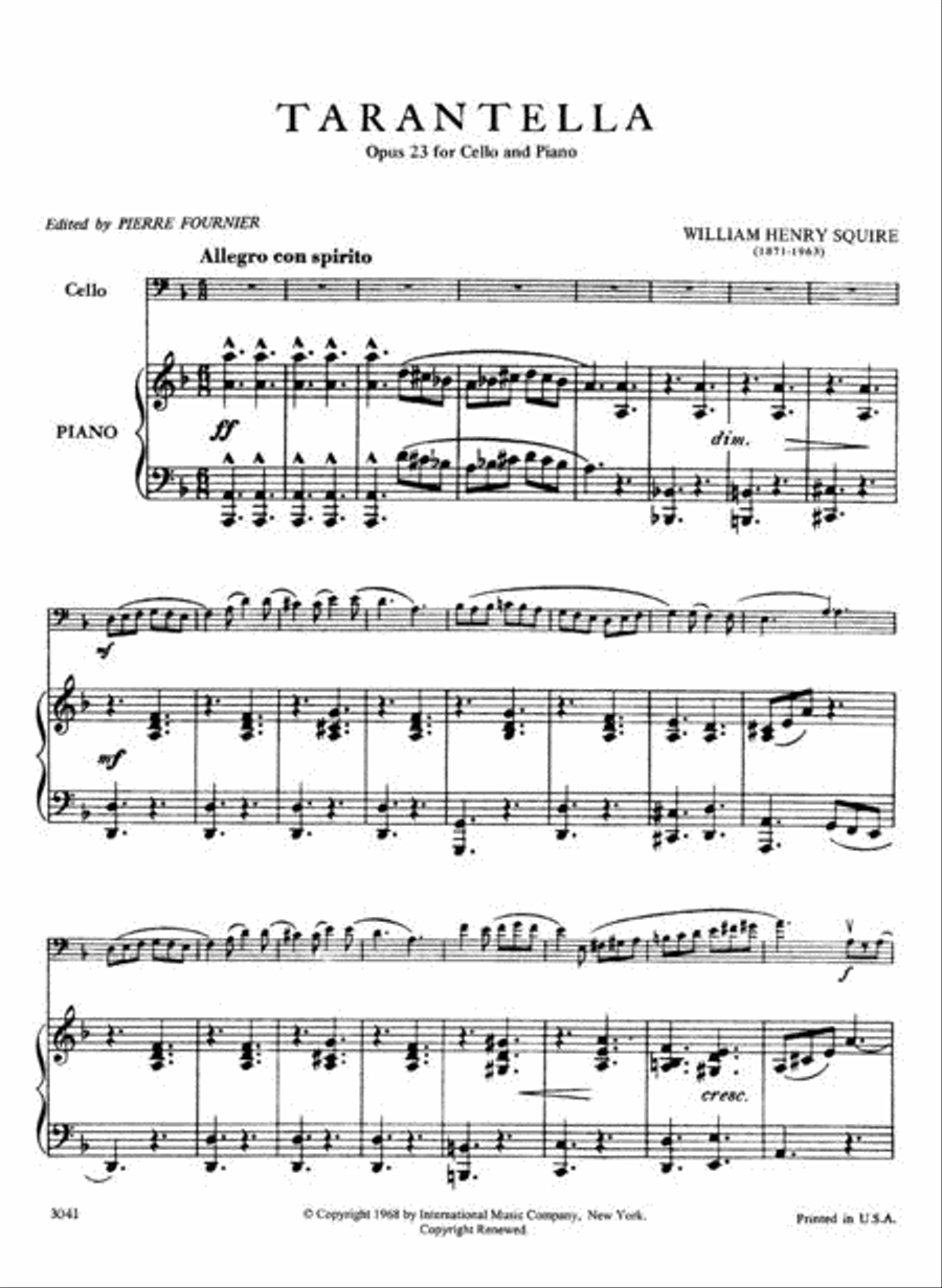 Tarantella, Opus 23 Piano Accompaniment scores gallery preview page 2