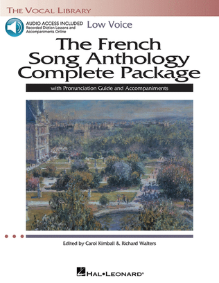 Book cover for The French Song Anthology Complete Package – Low Voice