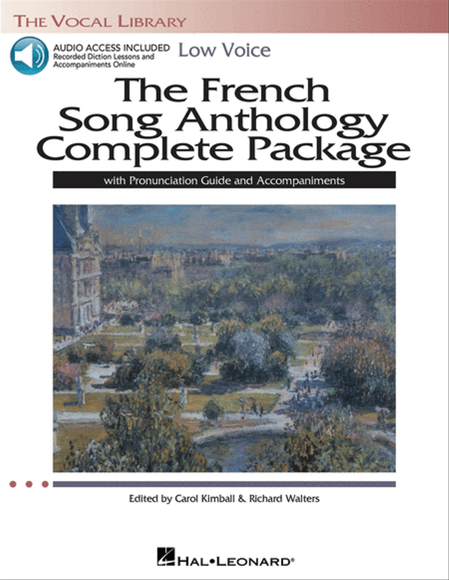 The French Song Anthology Complete Package - Low Voice