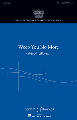 Book cover for Weep You No More