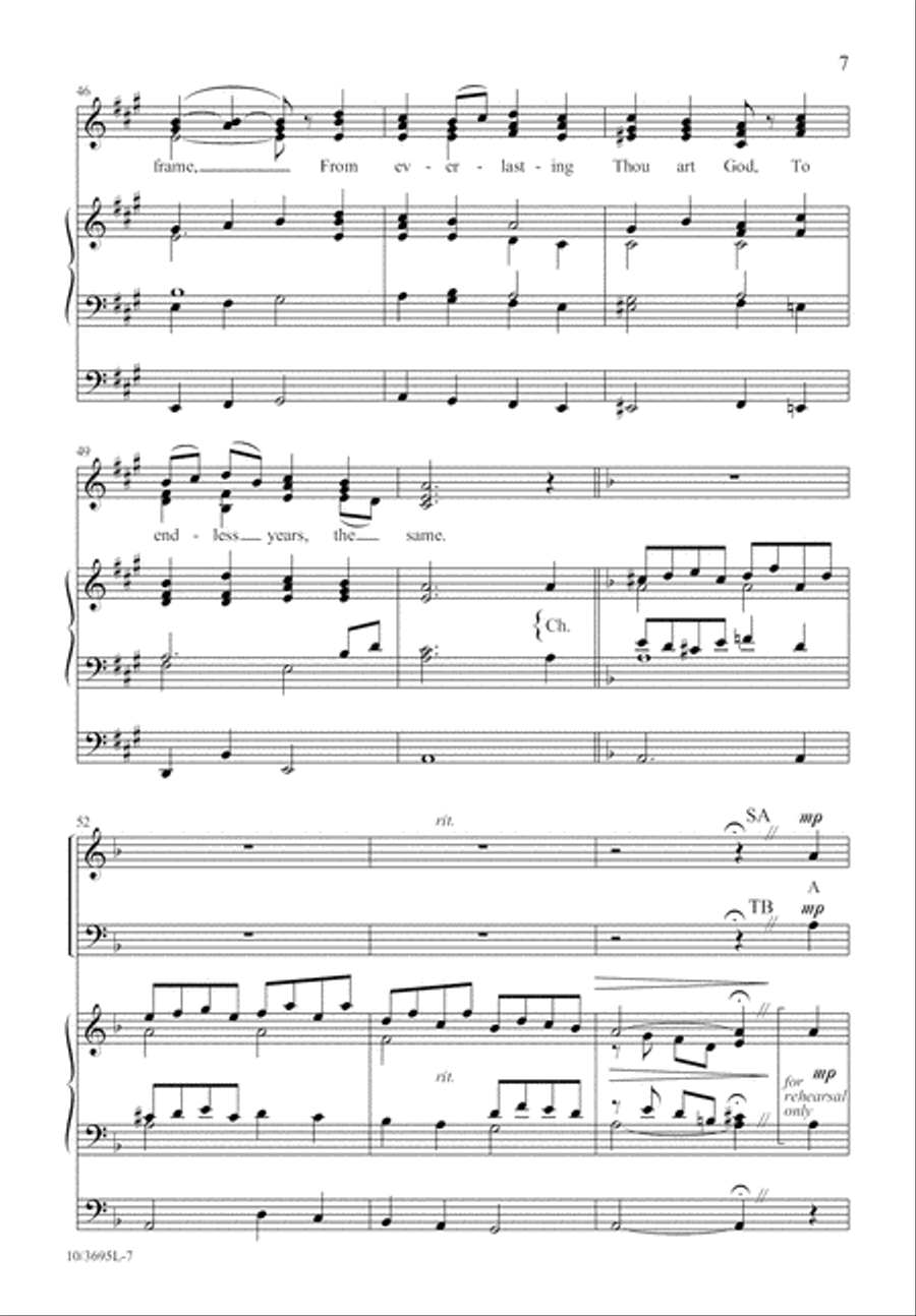 Our Hope for Years to Come SSATBB scores gallery preview page 8