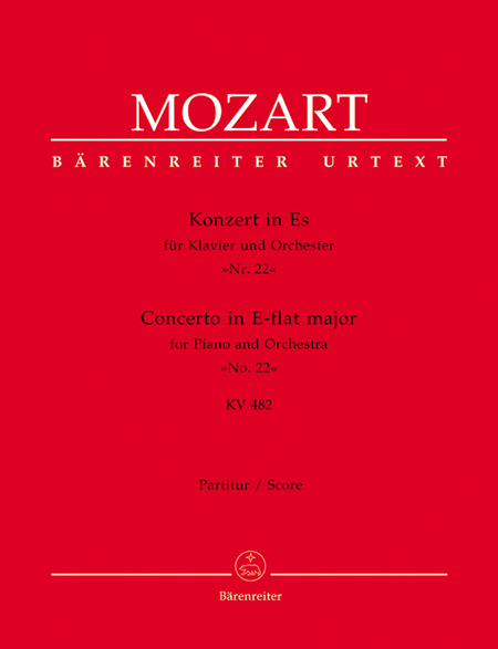 Concerto fur Piano and Orchestra Nr. 22 E-flat major K. 482