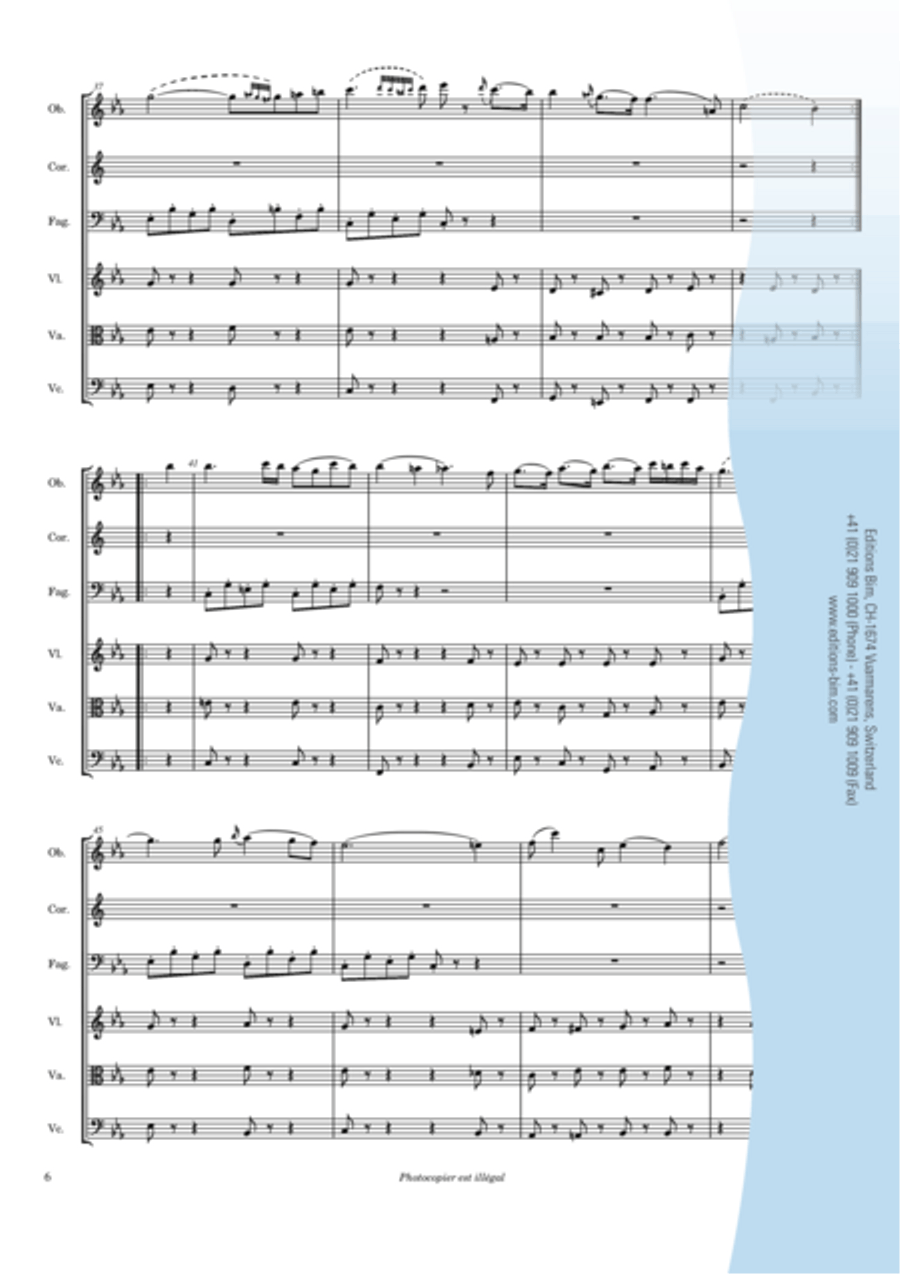 Sesteto No 3 Bassoon scores gallery preview page 5