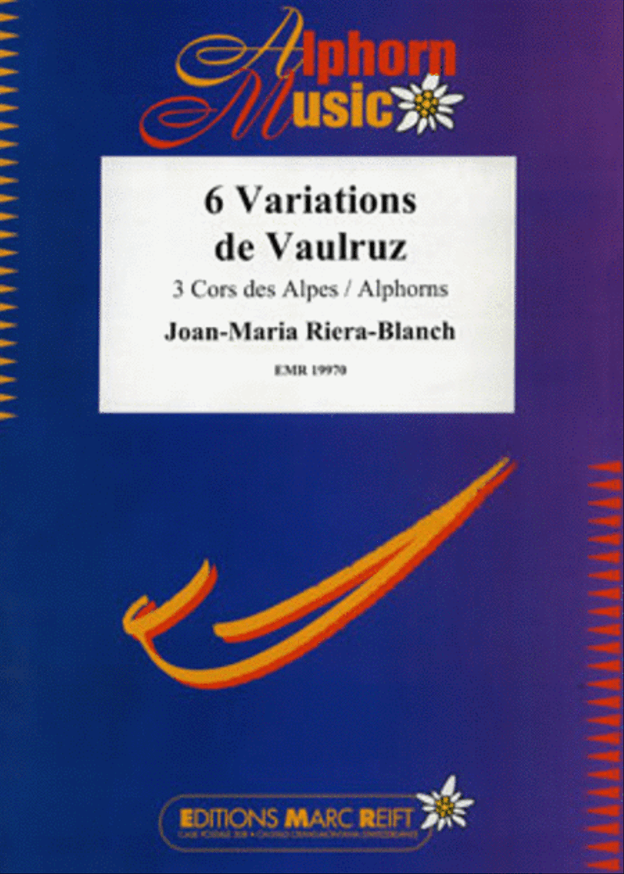 6 Variations de Vaulruz Alphorn scores gallery preview page 1