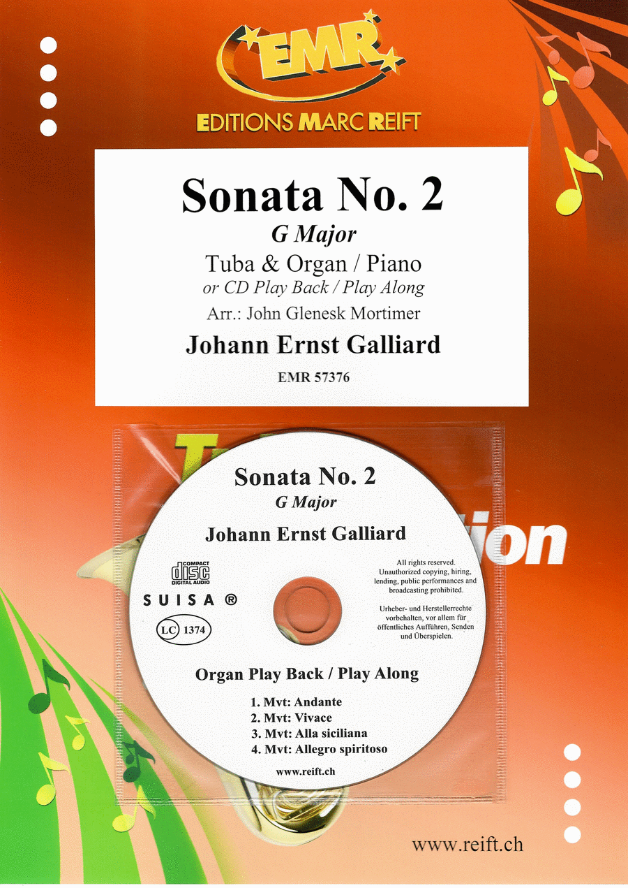 Sonata No. 2 Tuba scores gallery preview page 1