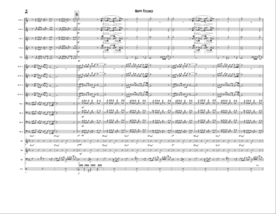 Happy Feelings Jazz Ensemble scores gallery preview page 2