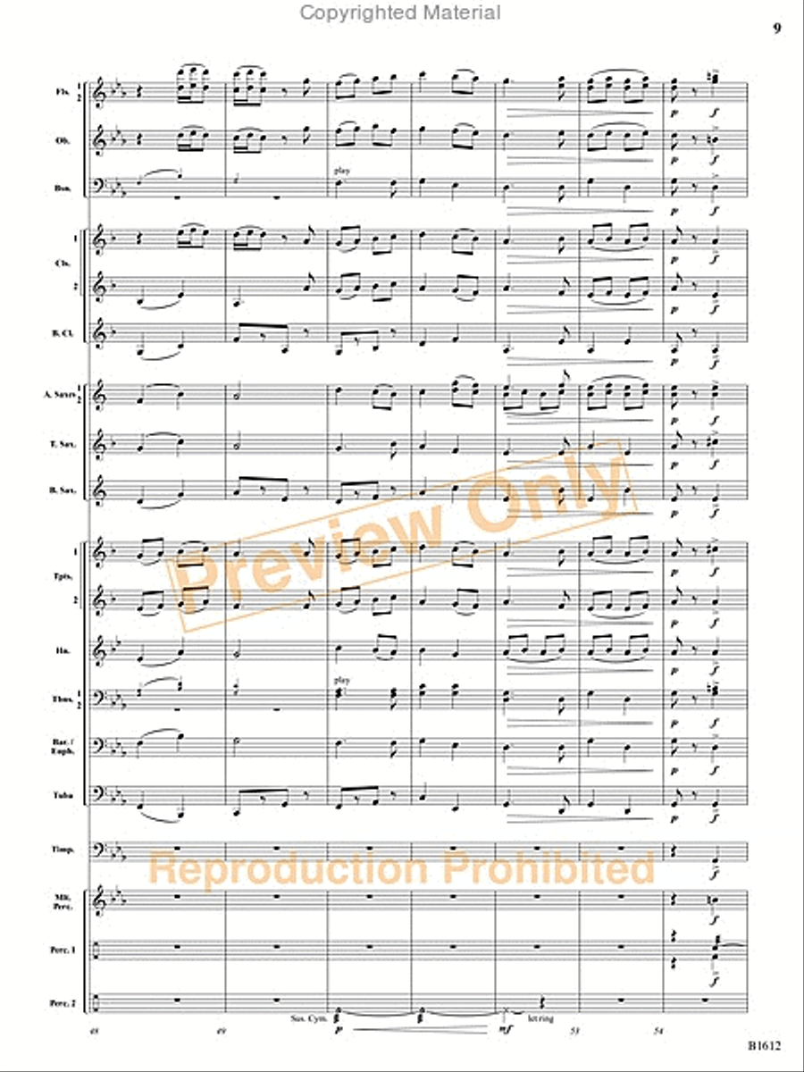 Hopak! Concert Band scores gallery preview page 10