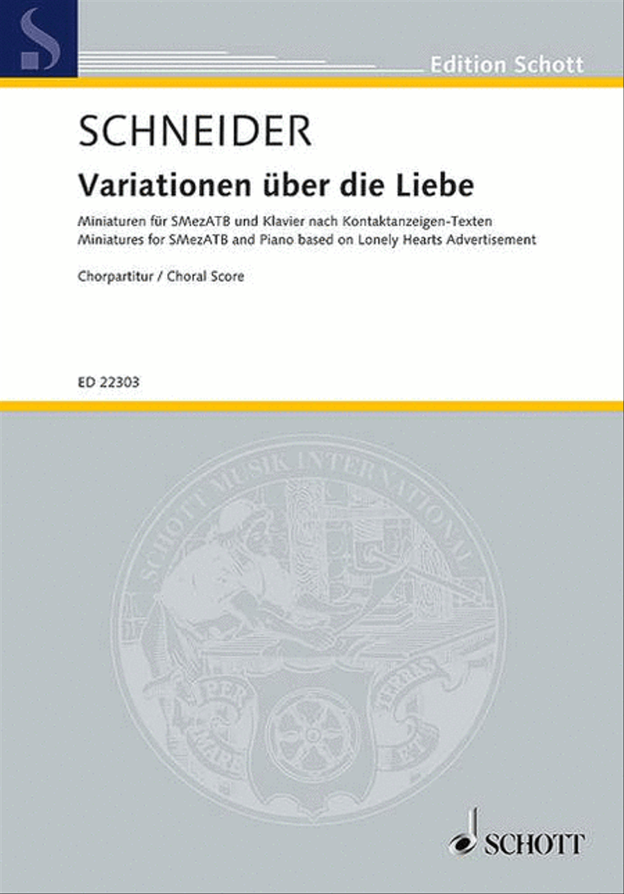 Variationen über die Liebe Mixed Choir scores gallery preview page 1