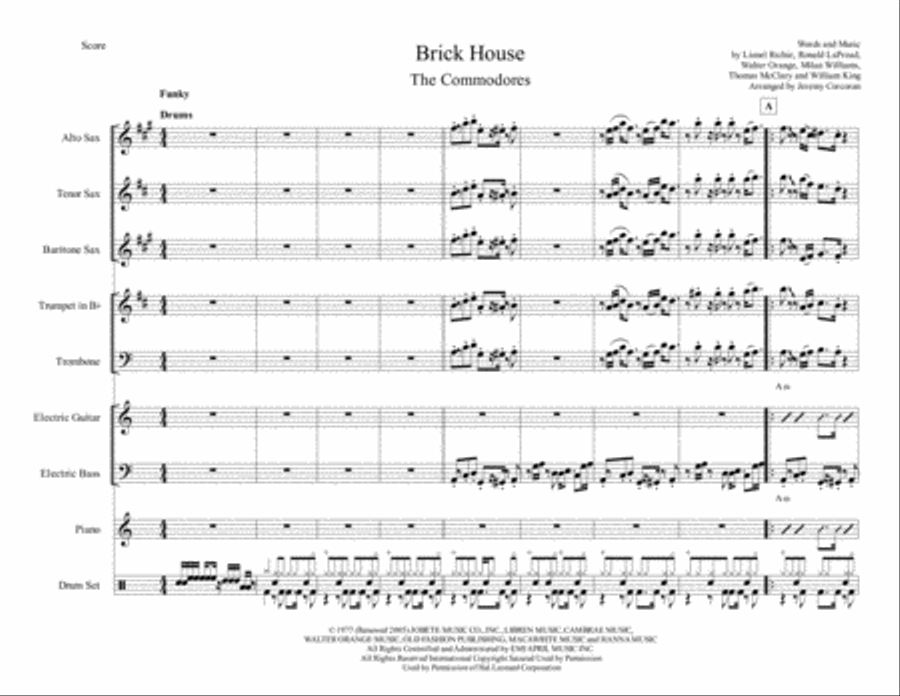Brick House Voice scores gallery preview page 2