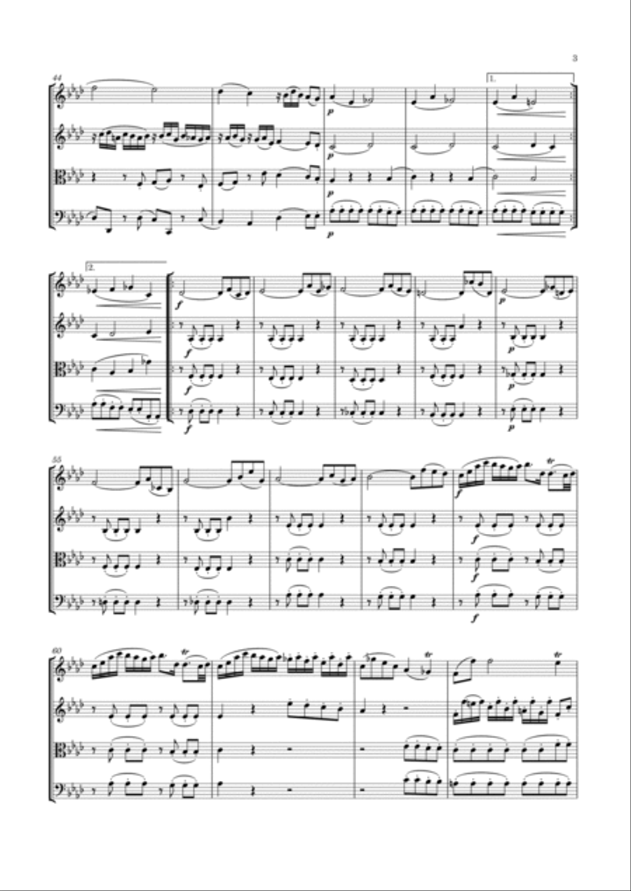 Haydn - String Quartet in F minor, Hob.III:35 ; Op.20 No.5 · 