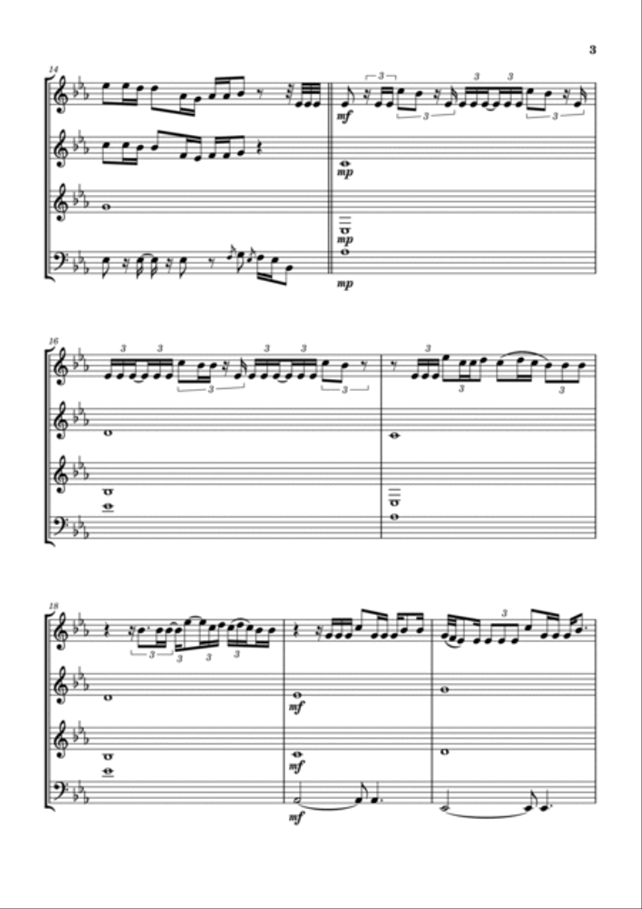 Seasons Seasons Woodwind Quartet scores gallery preview page 4