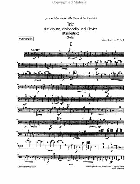 Children's Trios Op. 35