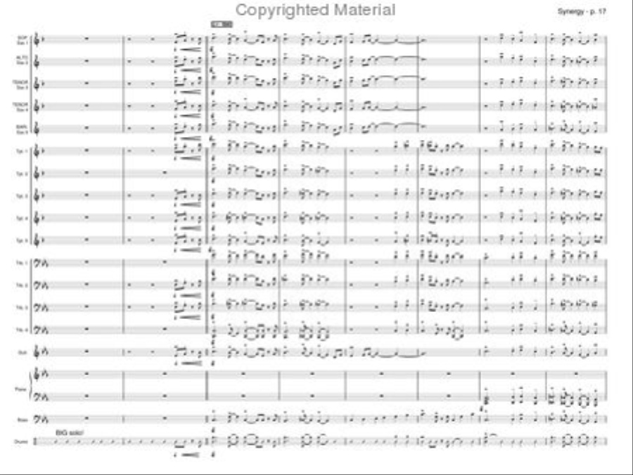 Synergy Synergy Jazz Ensemble scores gallery preview page 16