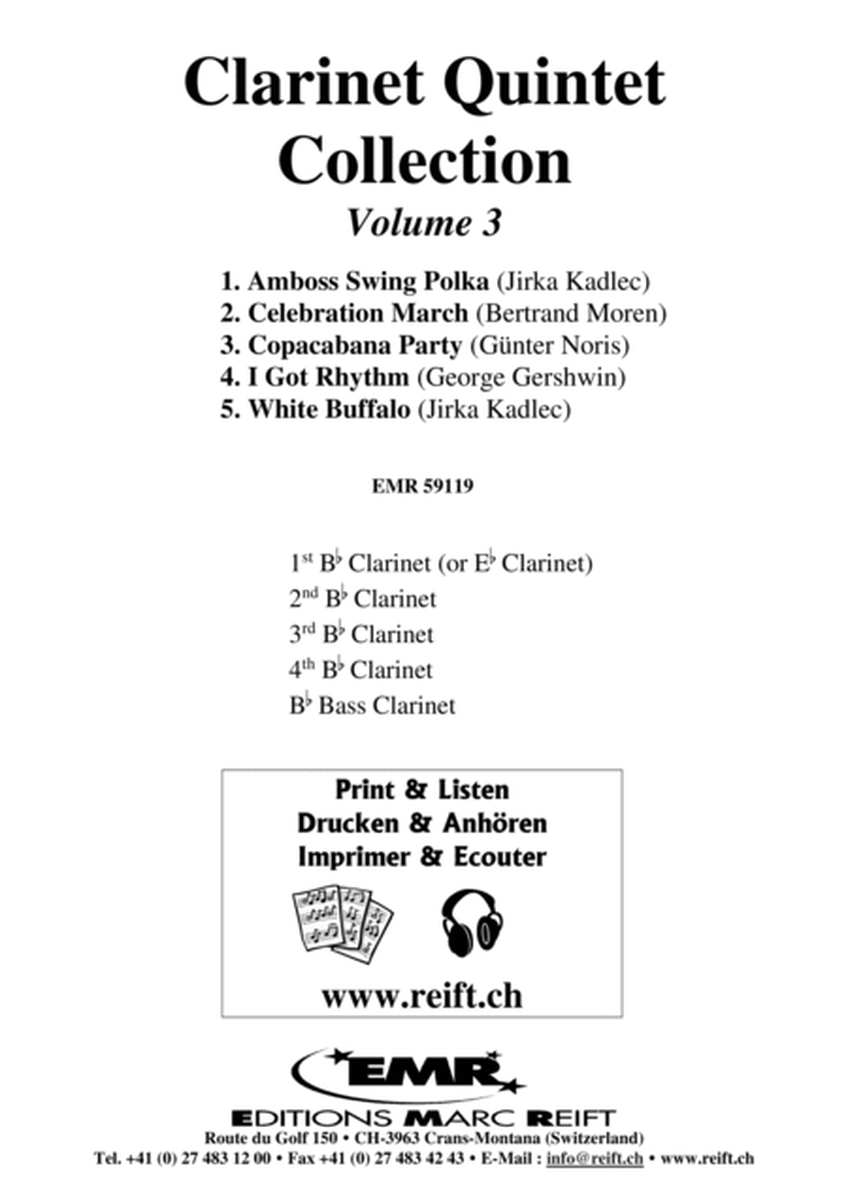 Clarinet Quintet Collection Volume 3 image number null
