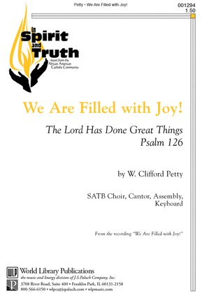 Book cover for We Are Filled with Joy