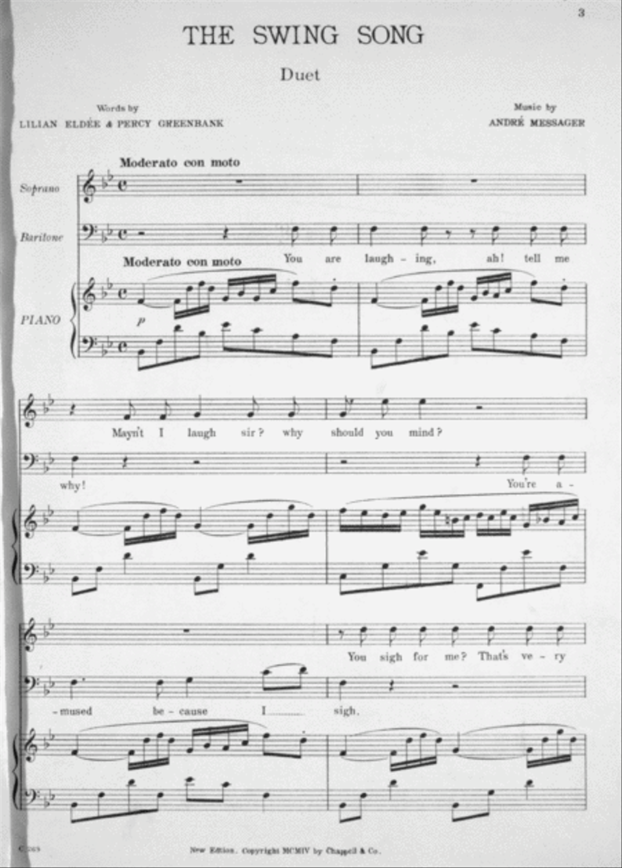 The Swing Song (Duet) Voice scores gallery preview page 2