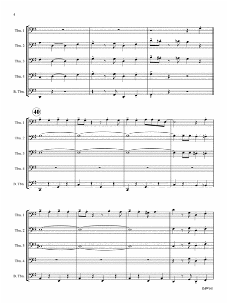 Snow Miser Trombone scores gallery preview page 5