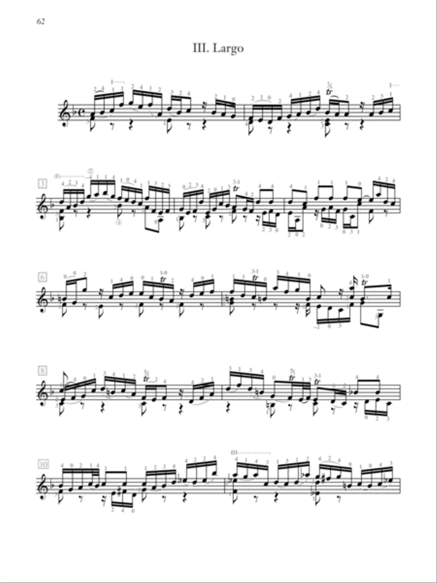 Bach -- Violin Sonatas BWV 1001, 1003, 1005 Violin scores gallery preview page 7