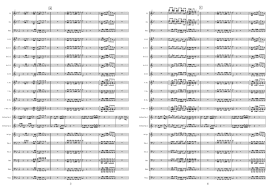 March From The Ark Fanfare Band scores gallery preview page 3