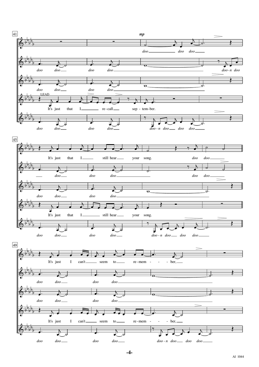 I Still Cry I Still Cry SSAA scores gallery preview page 4