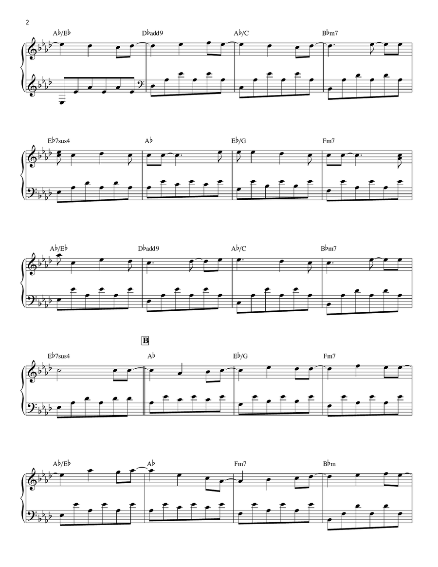 Joy Piano Solo scores gallery preview page 2