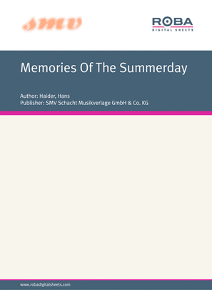 Book cover for Memories Of The Summerday