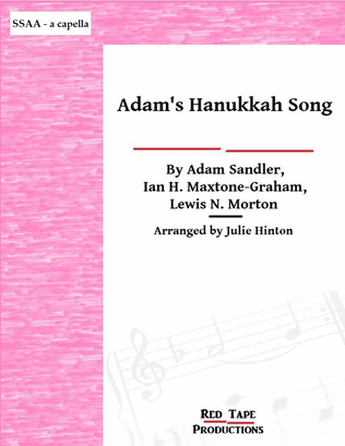 Adam's Hanukkah Song