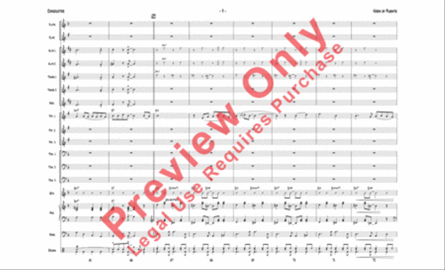 Horn of Puente Horn of Puente Jazz Ensemble scores gallery preview page 24