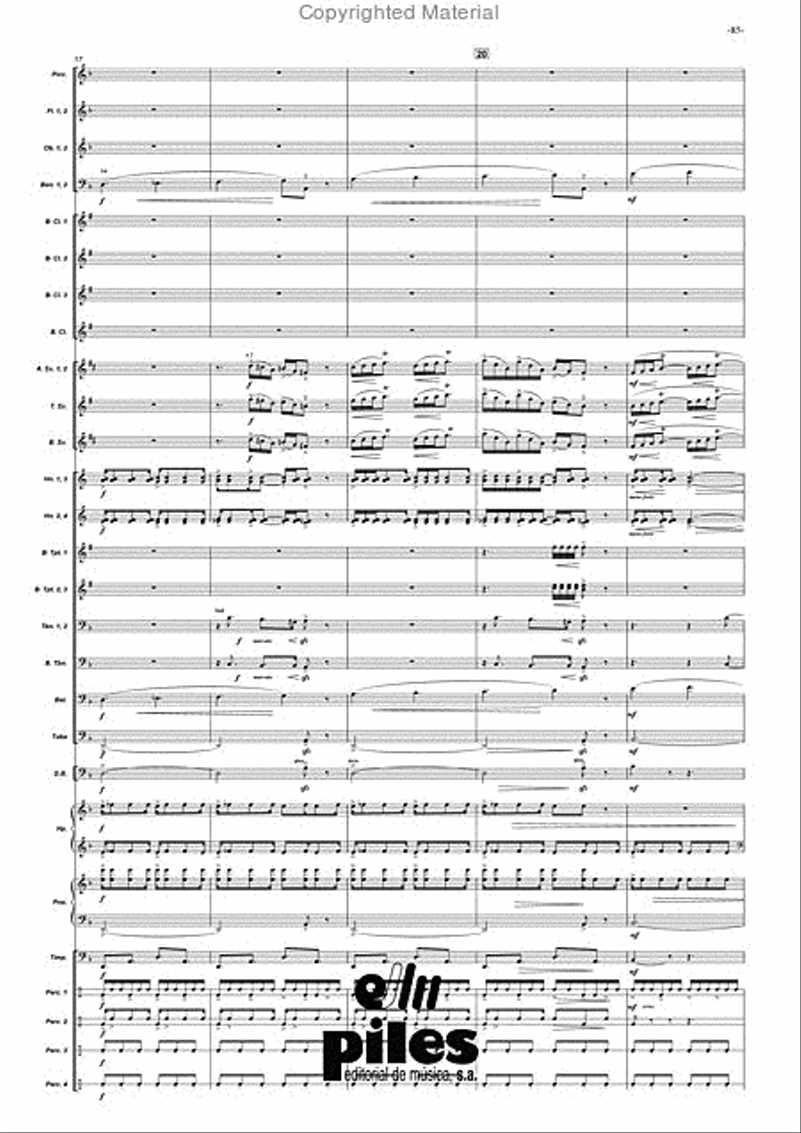 Duende Duende Concert Band scores gallery preview page 86
