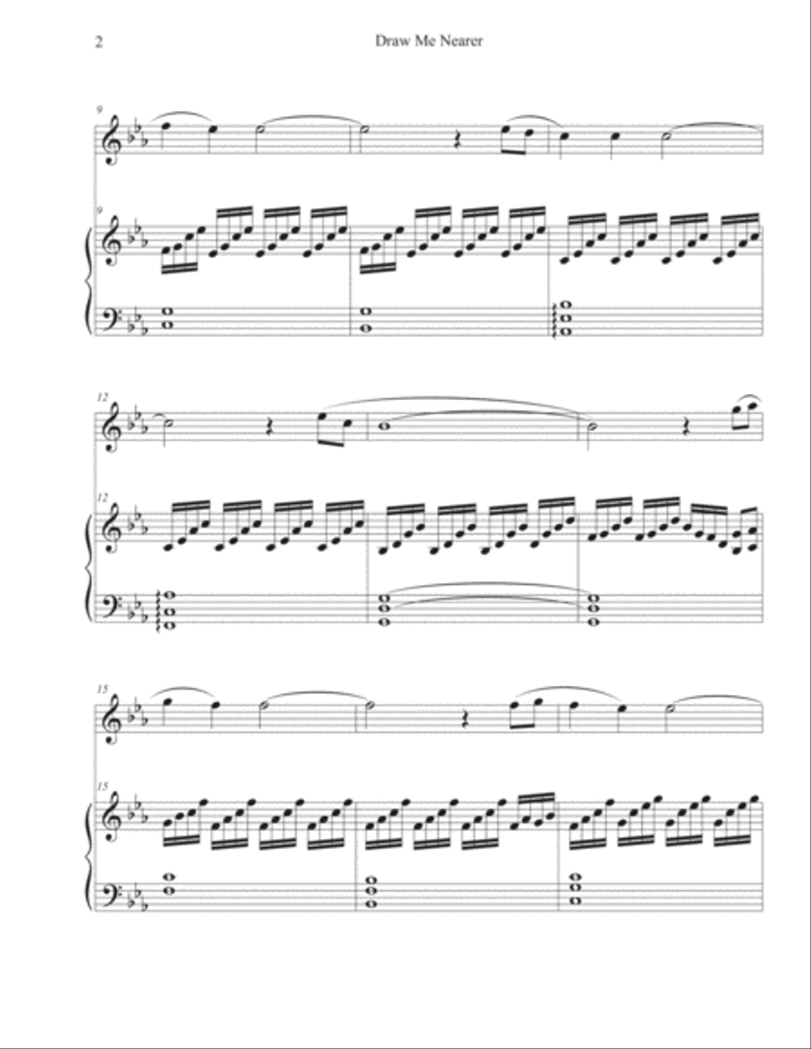 I Am Thine, O Lord Flute Solo scores gallery preview page 2