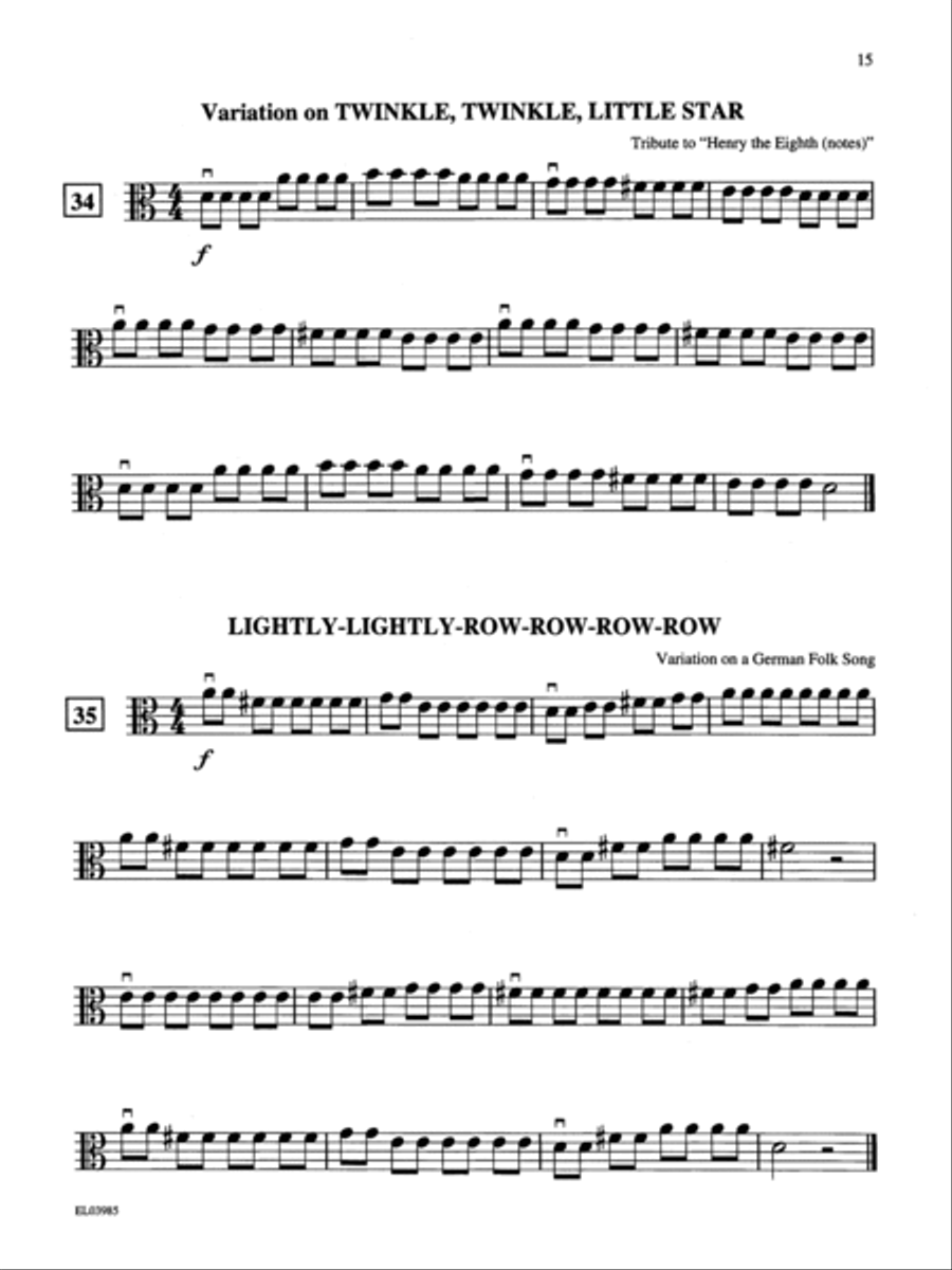 StringTunes -- A Very Beginning Solo (or Unison) Songbook Unison Choir scores gallery preview page 4