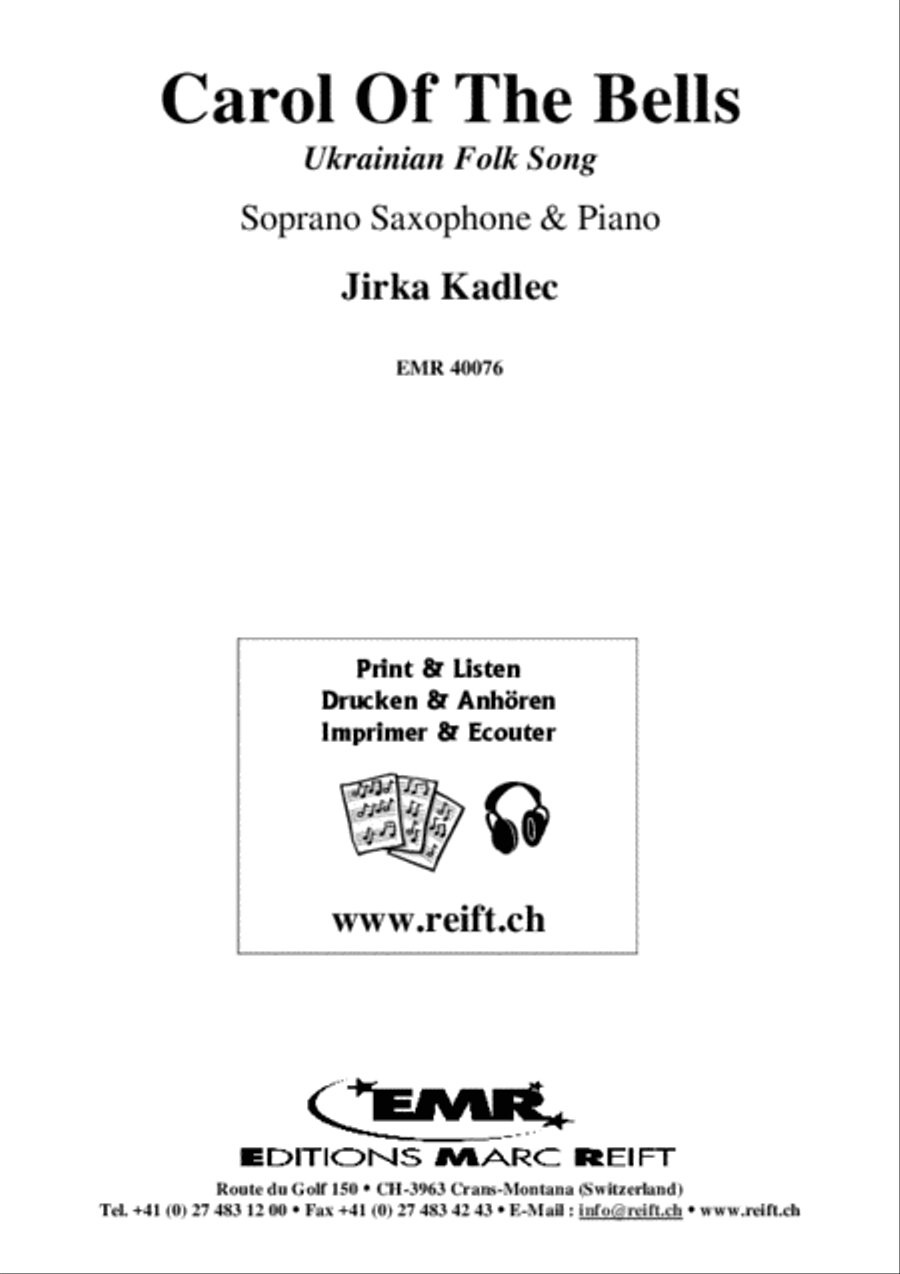 Carol Of The Bells Soprano Saxophone scores gallery preview page 2