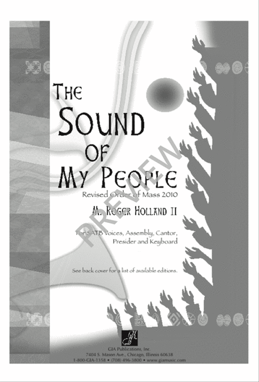 The Sound of My People - Choral / Accompaniment Edition 4-Part scores gallery preview page 2