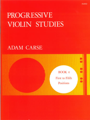 Progressive Violin Studies. Book 4