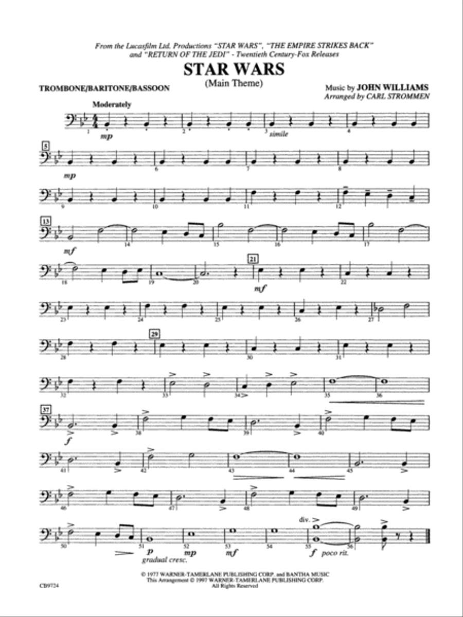 Star deals wars trombone
