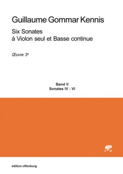 Six Sonates IV-VI op. 3, Bd. 2