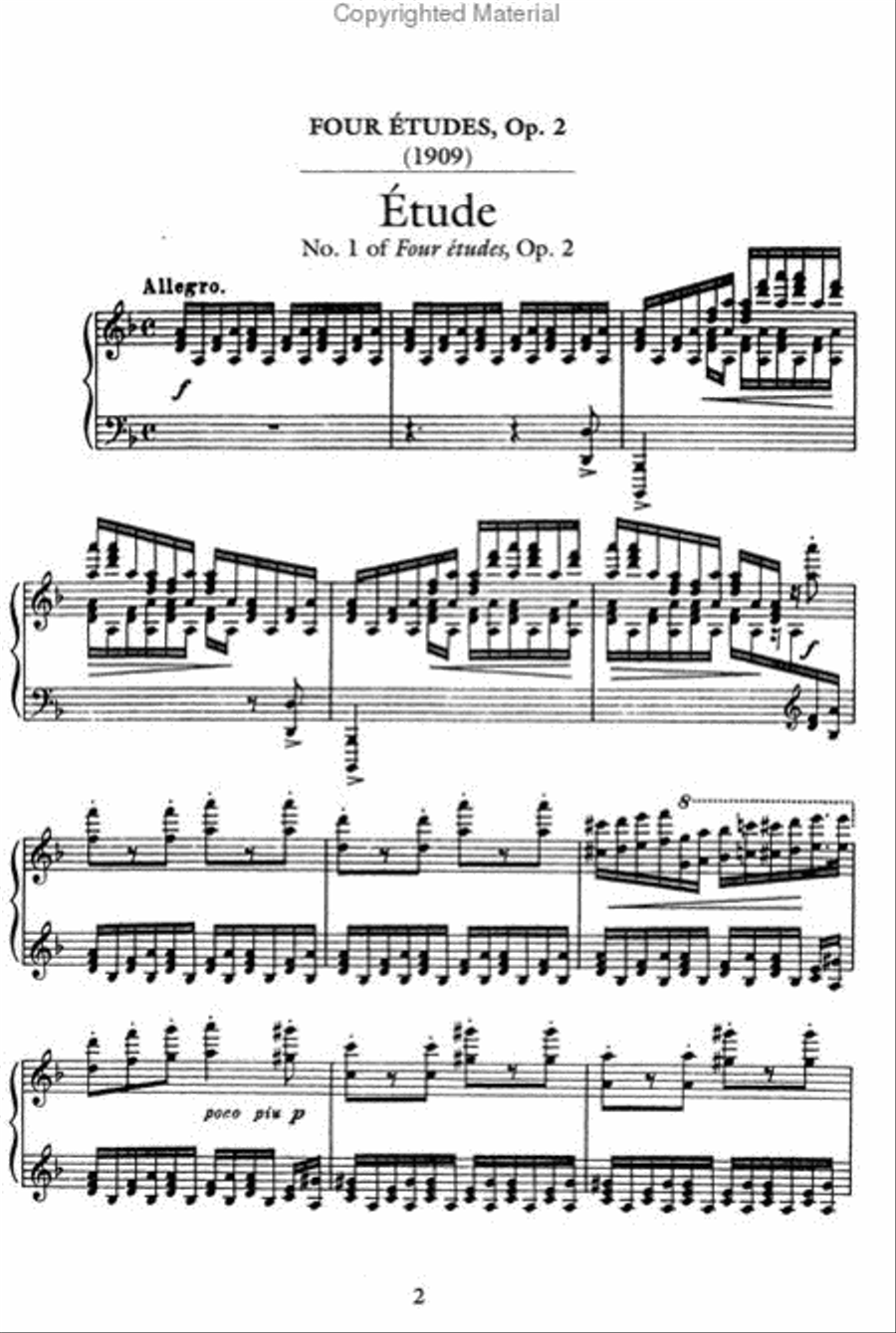 Sarcasms, Visions Fugitives and Other Short Works for Piano Piano Solo scores gallery preview page 2