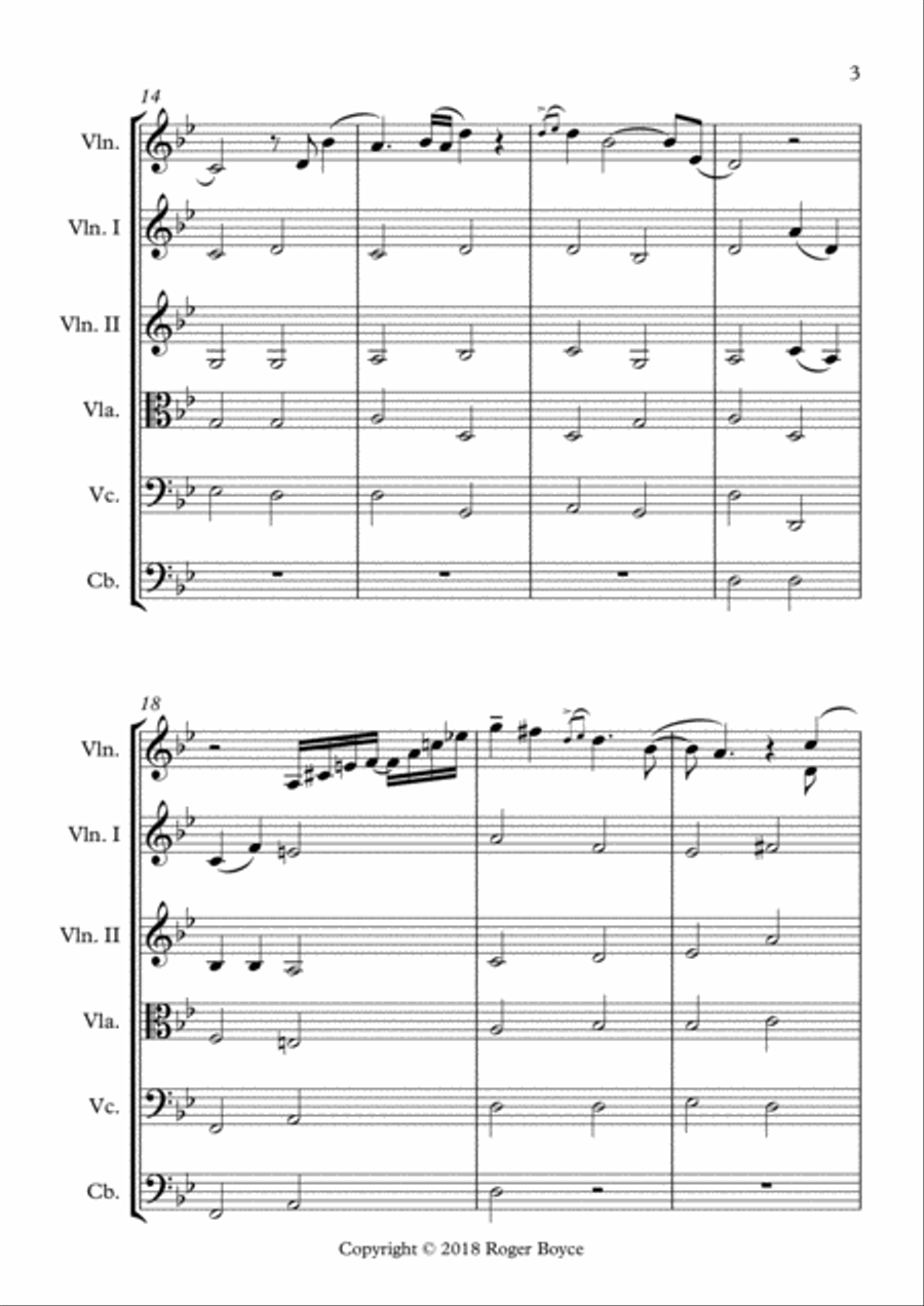 Love and Sorrow Love and Sorrow String Orchestra scores gallery preview page 3