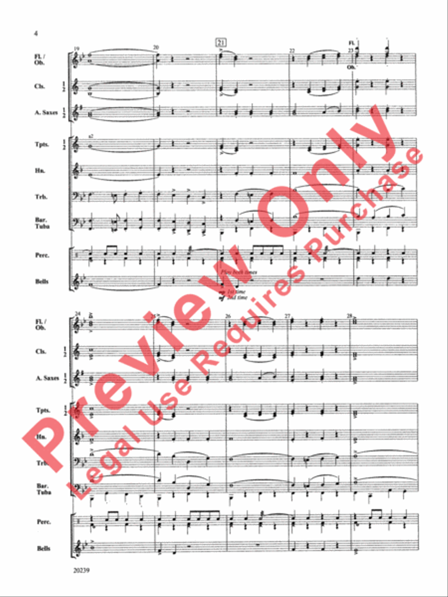 Colonel Bogey Concert Band scores gallery preview page 5