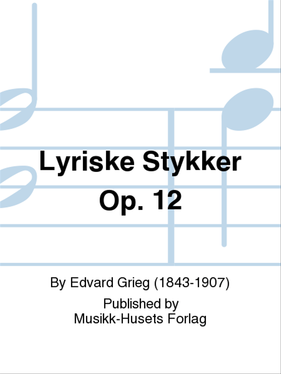 Lyriske Stykker Op. 12 Piano Solo scores gallery preview page 1