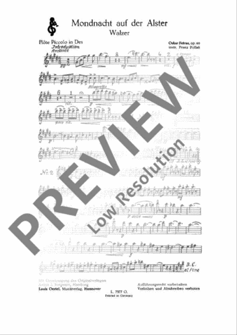 Mondnacht auf der Alster Concert Band scores gallery preview page 3