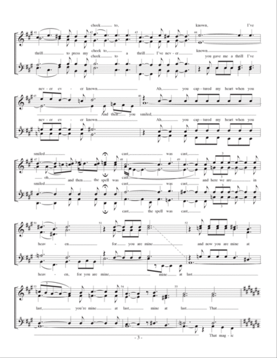 At Last At Last A Cappella scores gallery preview page 3