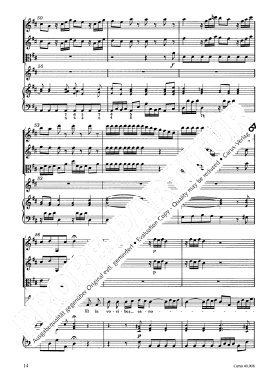 Introduzione e Gloria 4-Part scores gallery preview page 15