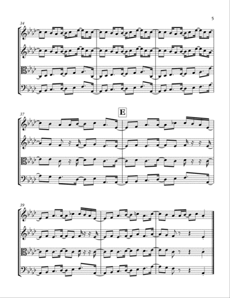 ABC ABC String Quartet scores gallery preview page 6